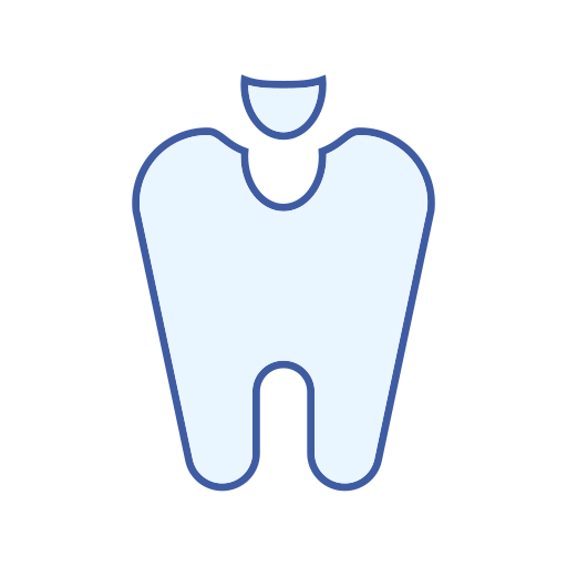 Зубная пломба Generic color lineal-color иконка