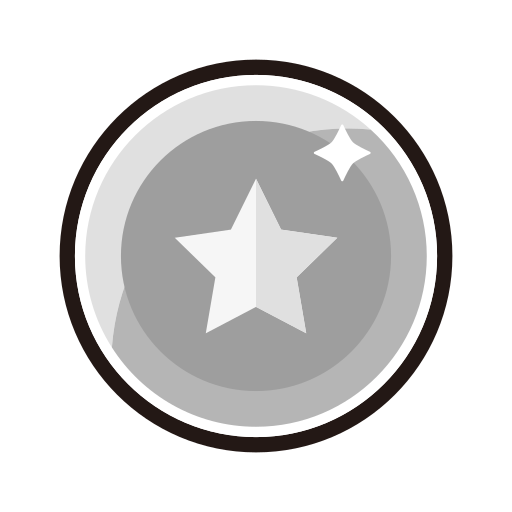 medalla de plata Generic color lineal-color icono