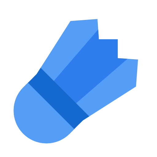 Shuttlecock Generic color fill icon