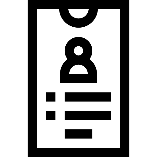 compte Basic Straight Lineal Icône