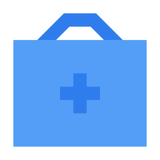 Медицинская сумка Generic color fill иконка
