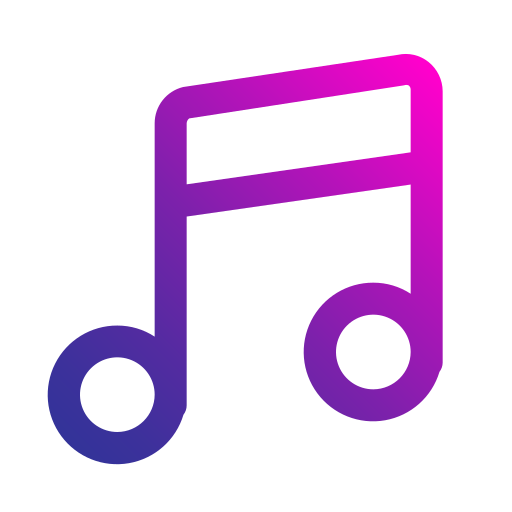 musiknote Generic gradient outline icon