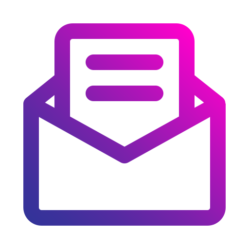 e-mail öffnen Generic gradient outline icon