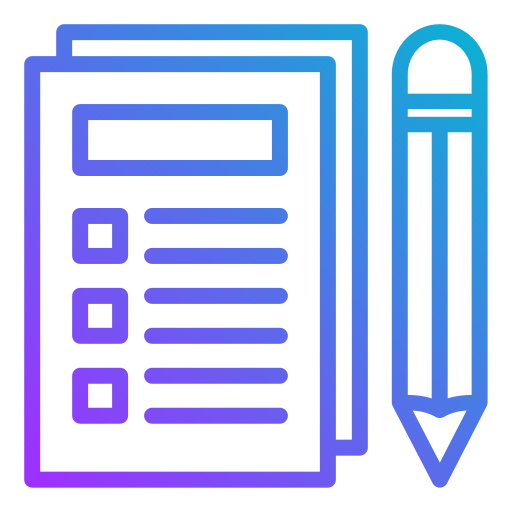 bleistift und papier Generic gradient outline icon