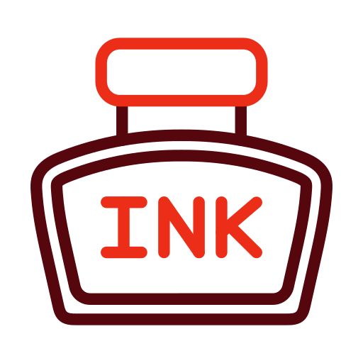 잉크 Generic color outline icon
