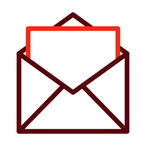 envelop openen Generic color outline icoon
