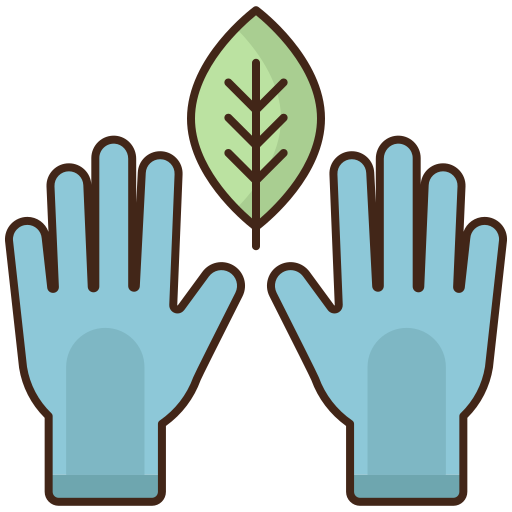 guantes de jardineria Generic color lineal-color icono