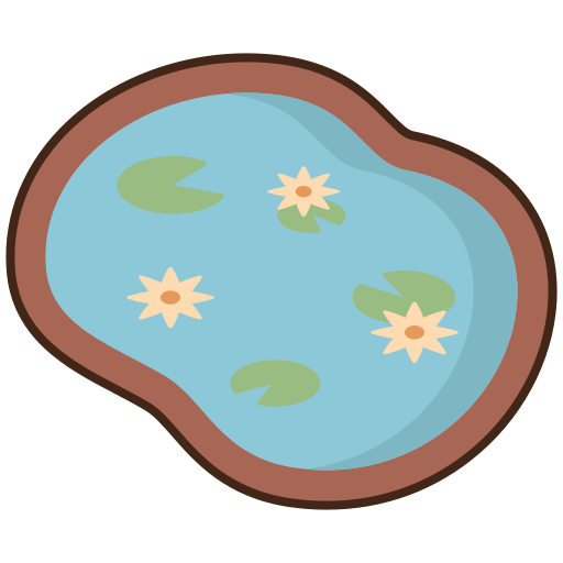 연못 Generic color lineal-color icon
