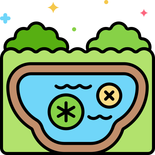 Pond Generic color lineal-color icon