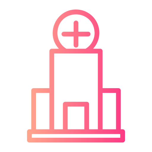 ospedale Generic gradient outline icona