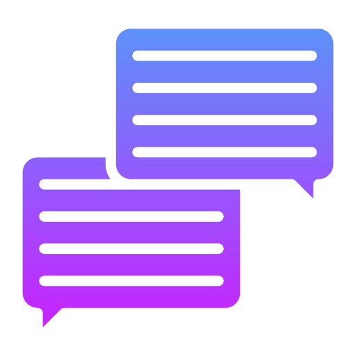 Conversation Generic gradient fill icon