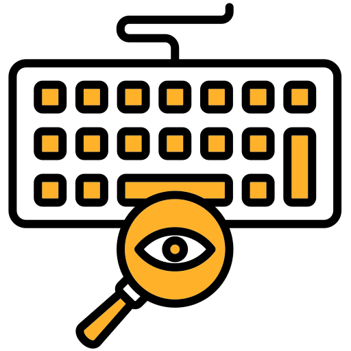 keylogger Generic color lineal-color icon