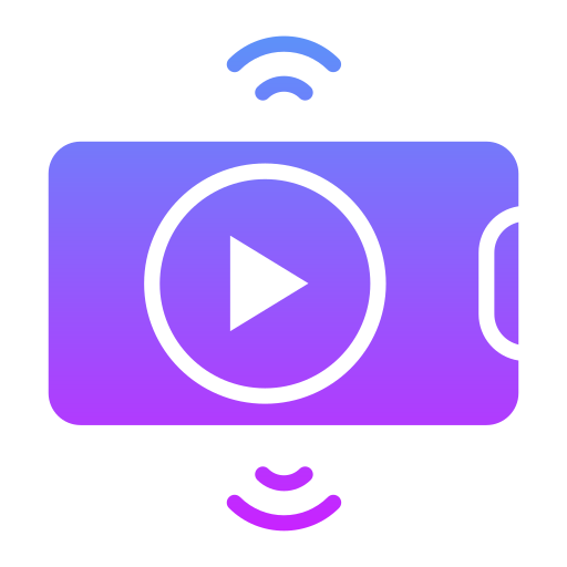 Live streaming Generic gradient fill icon
