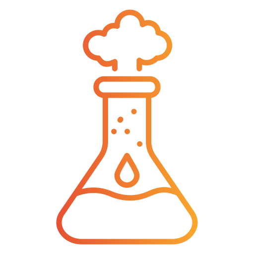 Chemical reaction Generic gradient outline icon