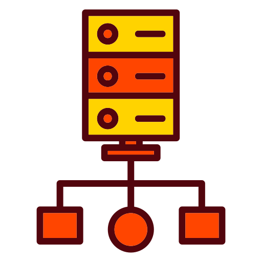 computación en clúster Generic color lineal-color icono