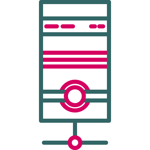 Сервер Generic color outline иконка