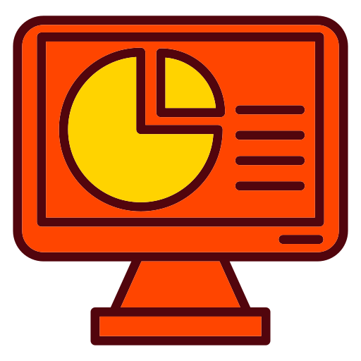 파이 차트 Generic color lineal-color icon