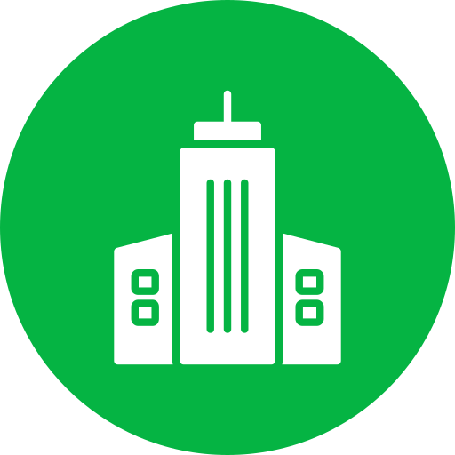 Skyscraper Generic color fill icon