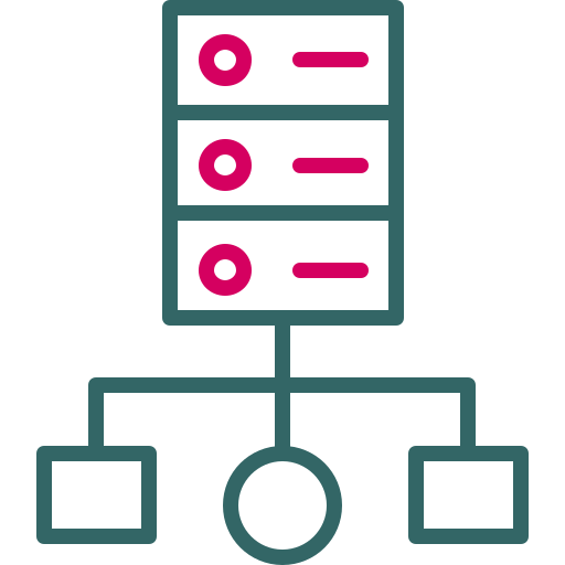 computación en clúster Generic color outline icono