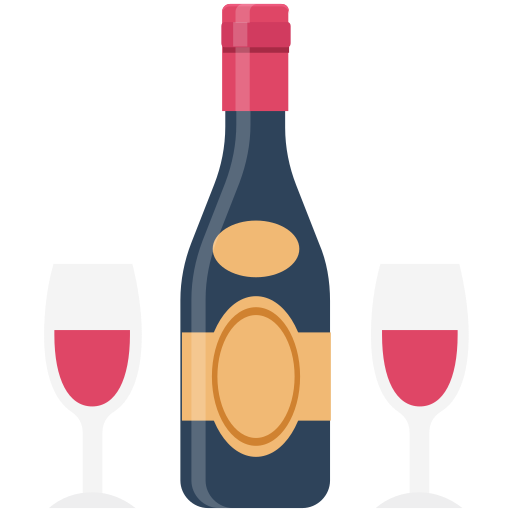 와인 음료 Generic color fill icon