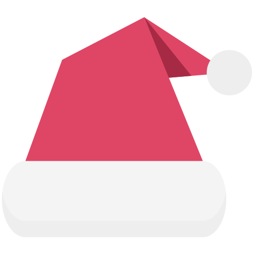 サンタ帽子のアイコン Generic color fill icon