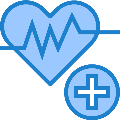 Heart rate srip Blue icon