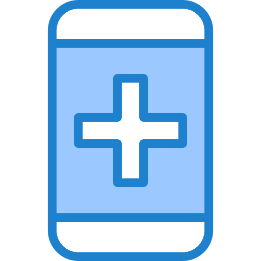 smartphone srip Blue icon