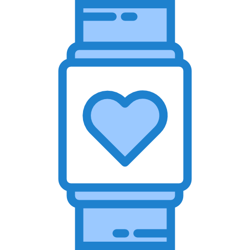 smartwatch srip Blue icoon