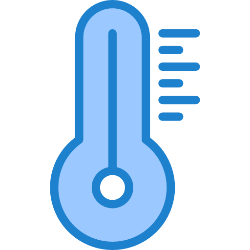 temperatur srip Blue icon