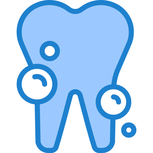 Tooth srip Blue icon