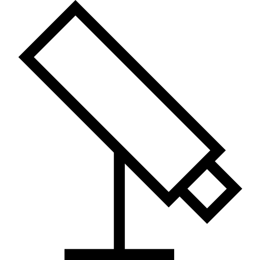 teleskop Pictogramer Outline ikona