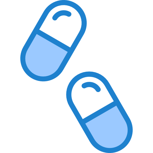 Pills srip Blue icon
