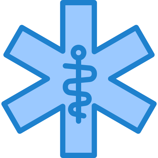 hospital srip Blue icono