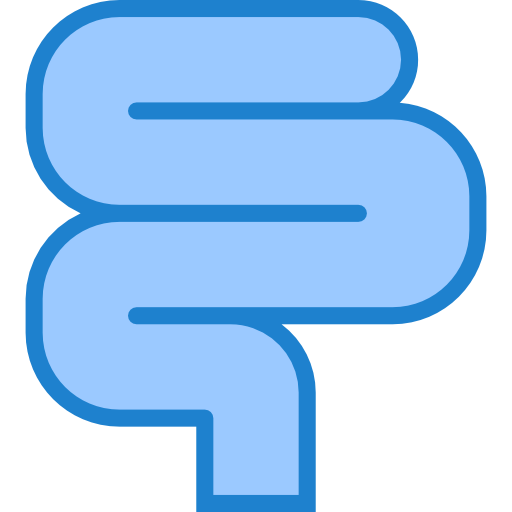 Intestine srip Blue icon