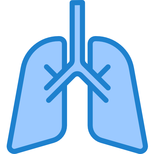 poumons srip Blue Icône