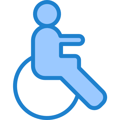 disabilità srip Blue icona