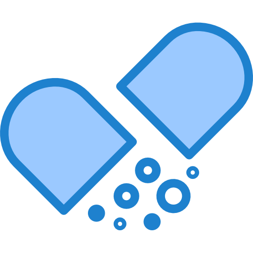 antibiótico srip Blue icono