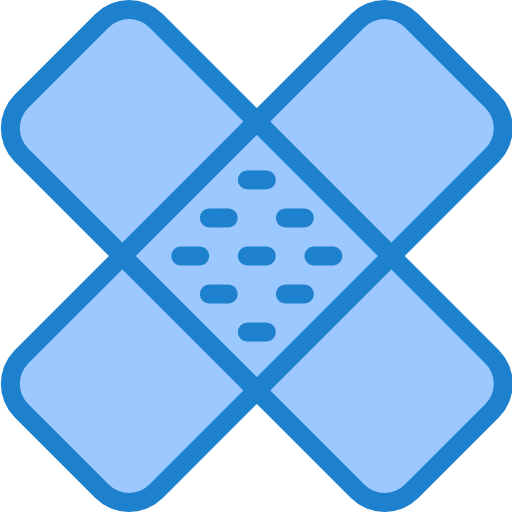 Band aid srip Blue icon