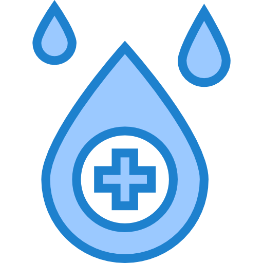 transfusión de sangre srip Blue icono