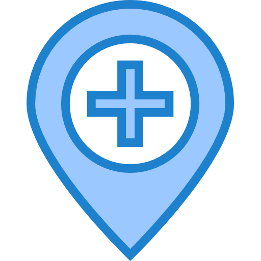 pin de localização srip Blue Ícone