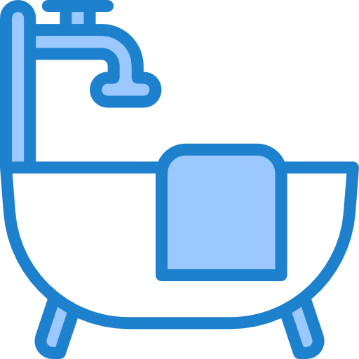 Bathtub srip Blue icon