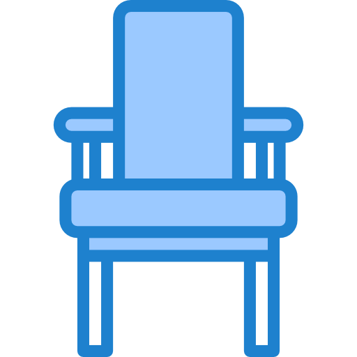 cadeira srip Blue Ícone