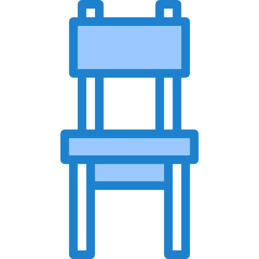 chaise srip Blue Icône