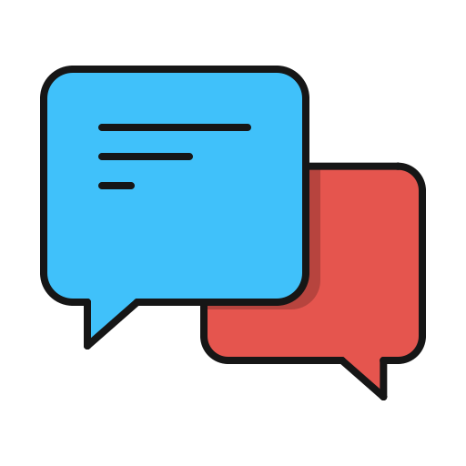 Chat bubble Generic color lineal-color icon