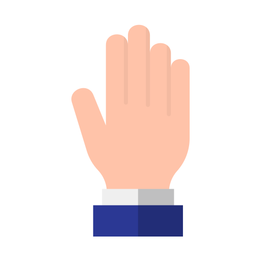 Hand up Generic color fill icon
