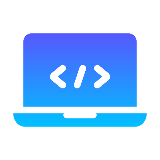 kodowanie Generic gradient fill ikona