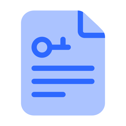 File lock Generic color fill icon