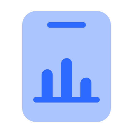 分析チャート Generic color fill icon