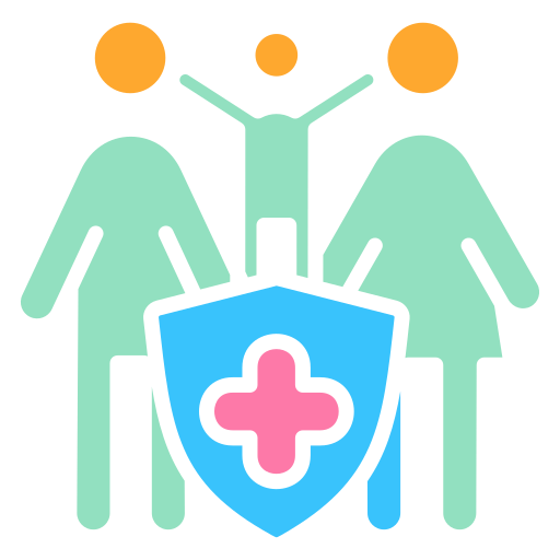 Семейное страхование Generic color fill иконка