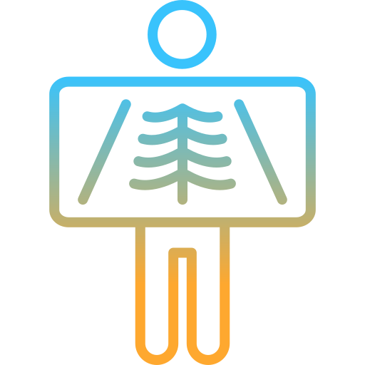 X ray Generic gradient outline icon